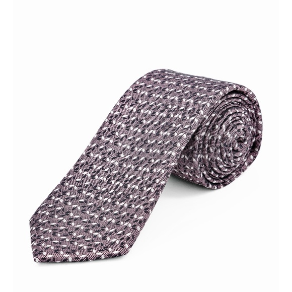 ALFANI Thornton Mini Neck Tie in Taupe, Style 1AFC22-1039 New w/Tag - Picture 1 of 8